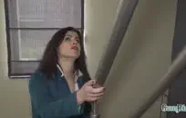 سراويل النايلون والكعب العالي ومثير في سن المراهقة وشقراء لطيف في سن المراهقة وبي بي سي و.